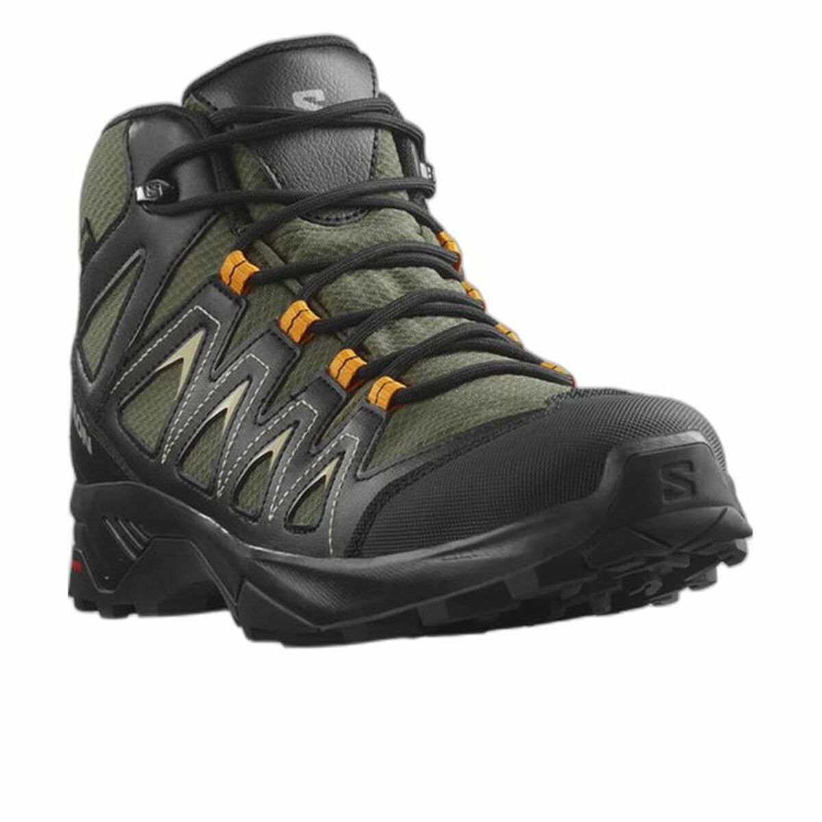 Hiking Boots Salomon X Braze Mid Gore-Tex Men Green