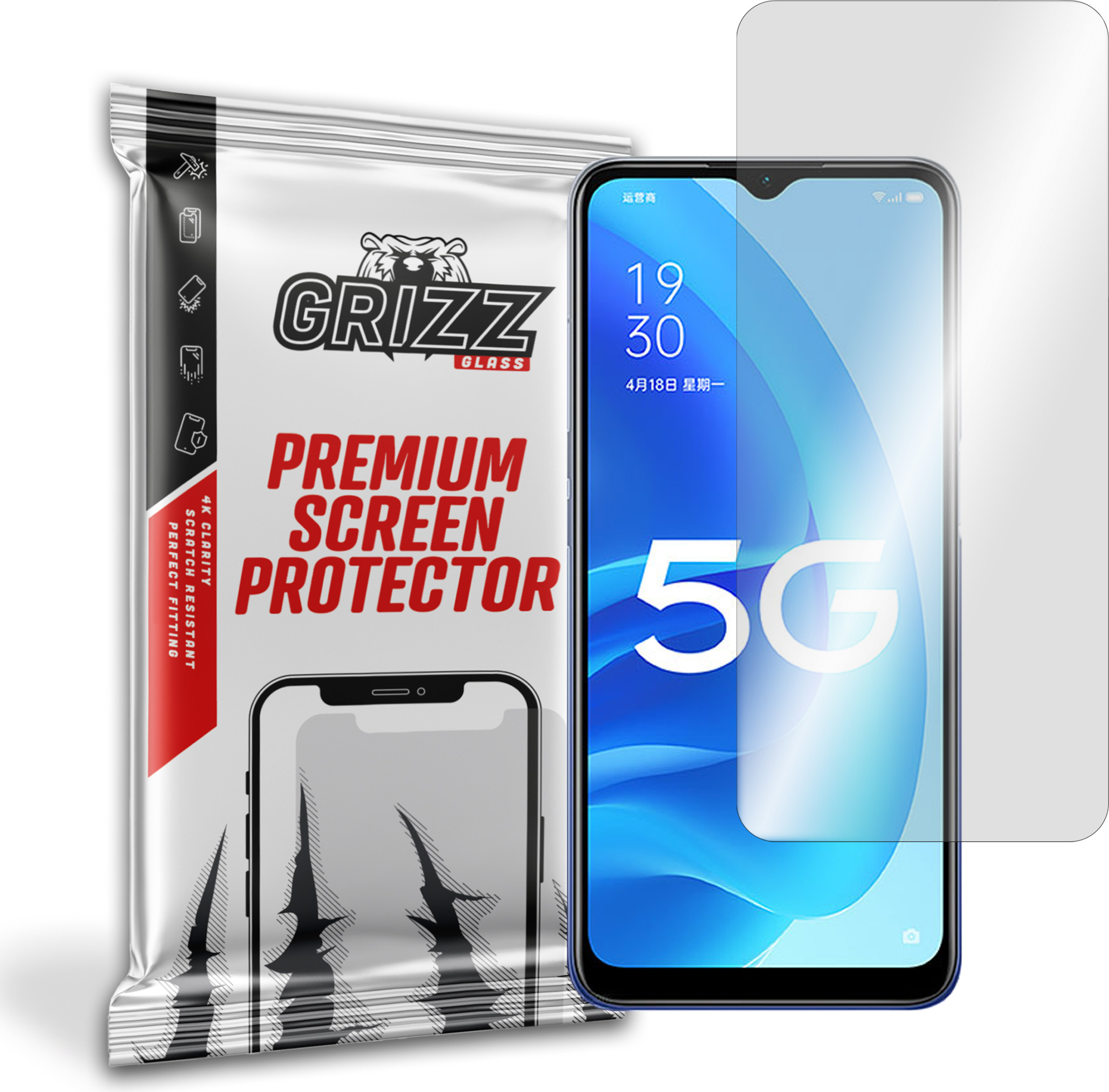 GrizzGlass Hydrofilm Oppo A55s
