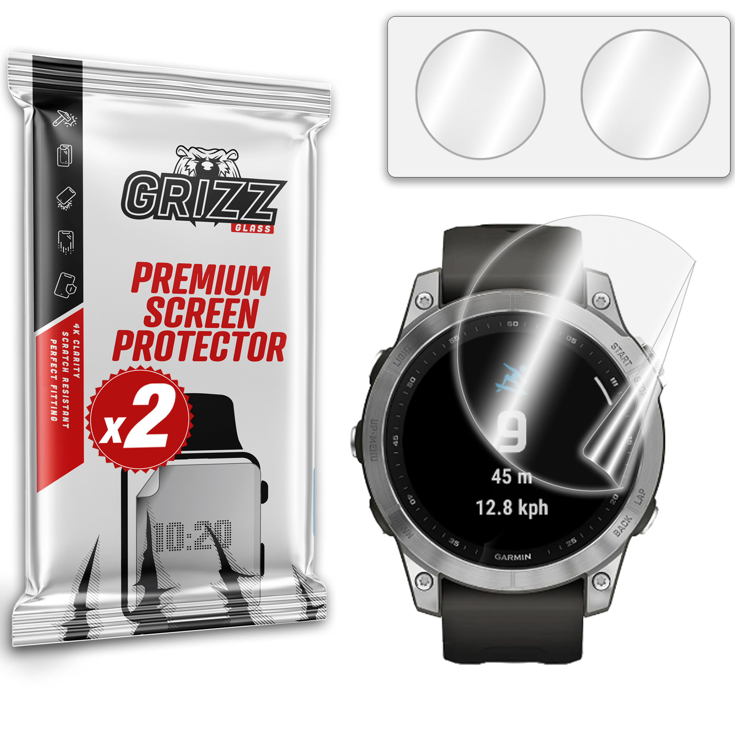 GrizzGlass CeramicFilm Garmin Fenix 7