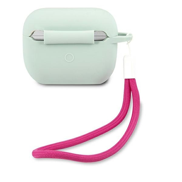 Guess GUACAPLSVSBF Apple AirPods Pro cover blue fuschia Silicone Vintage