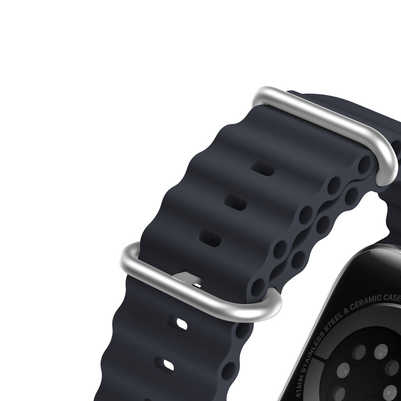 Dux Ducis Strap Apple Watch 4/5/6/7/8/SE 40/41mm gray (OceanWave Version)
