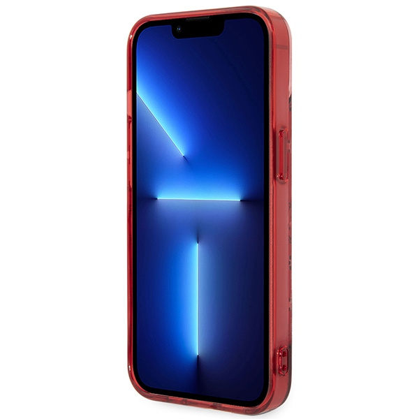 Guess GUHCP14MHGBNHR Apple iPhone 14 Plus red hardcase Bandana Paisley