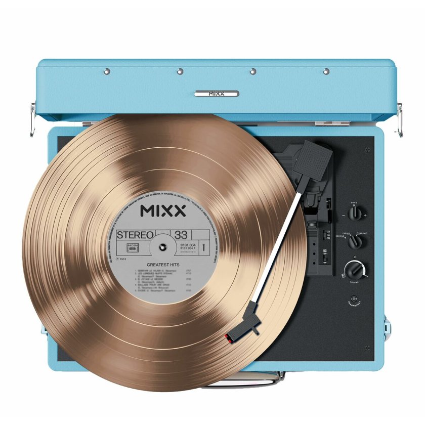 Record Player Mixx Audio Blue Record Player Mixx Audio Blue