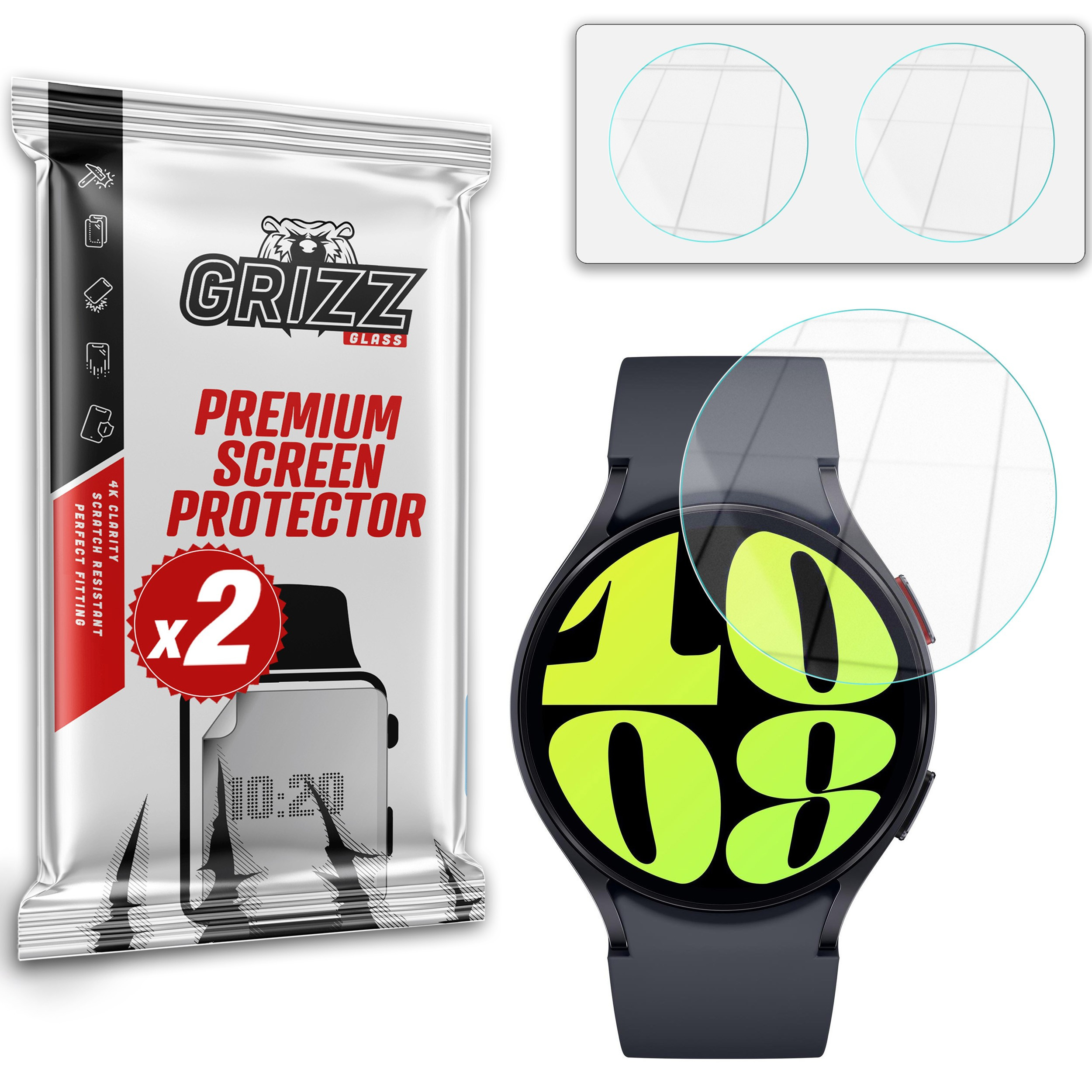 GrizzGlass HybridGlass Samsung Galaxy Watch 6 44mm