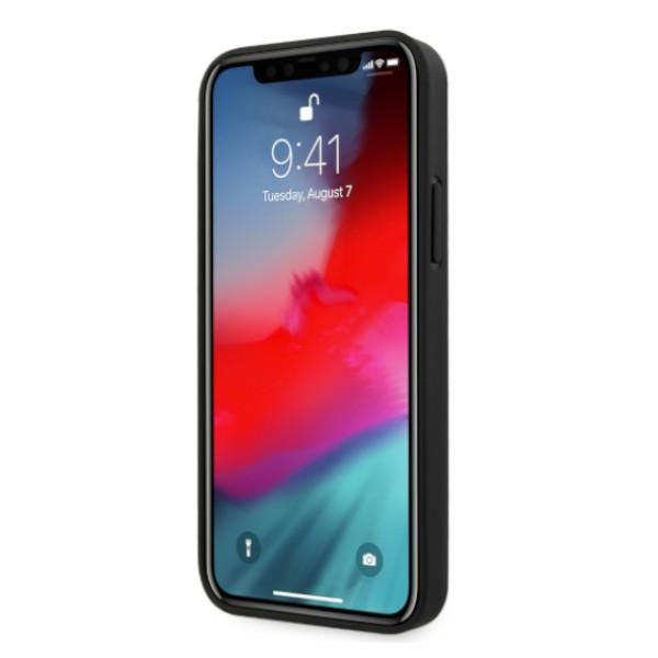 BMW BMHCP12MRSPPR Apple iPhone 12/12 Pro red hardcase Leather Curve Perforate