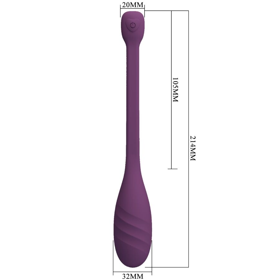PRETTY LOVE - LEVIATHAN APP CONTROLLED VIBRATOR PURPLE PRETTY LOVE - LEVIATHAN APP CONTROLLED VIBRATOR PURPLE