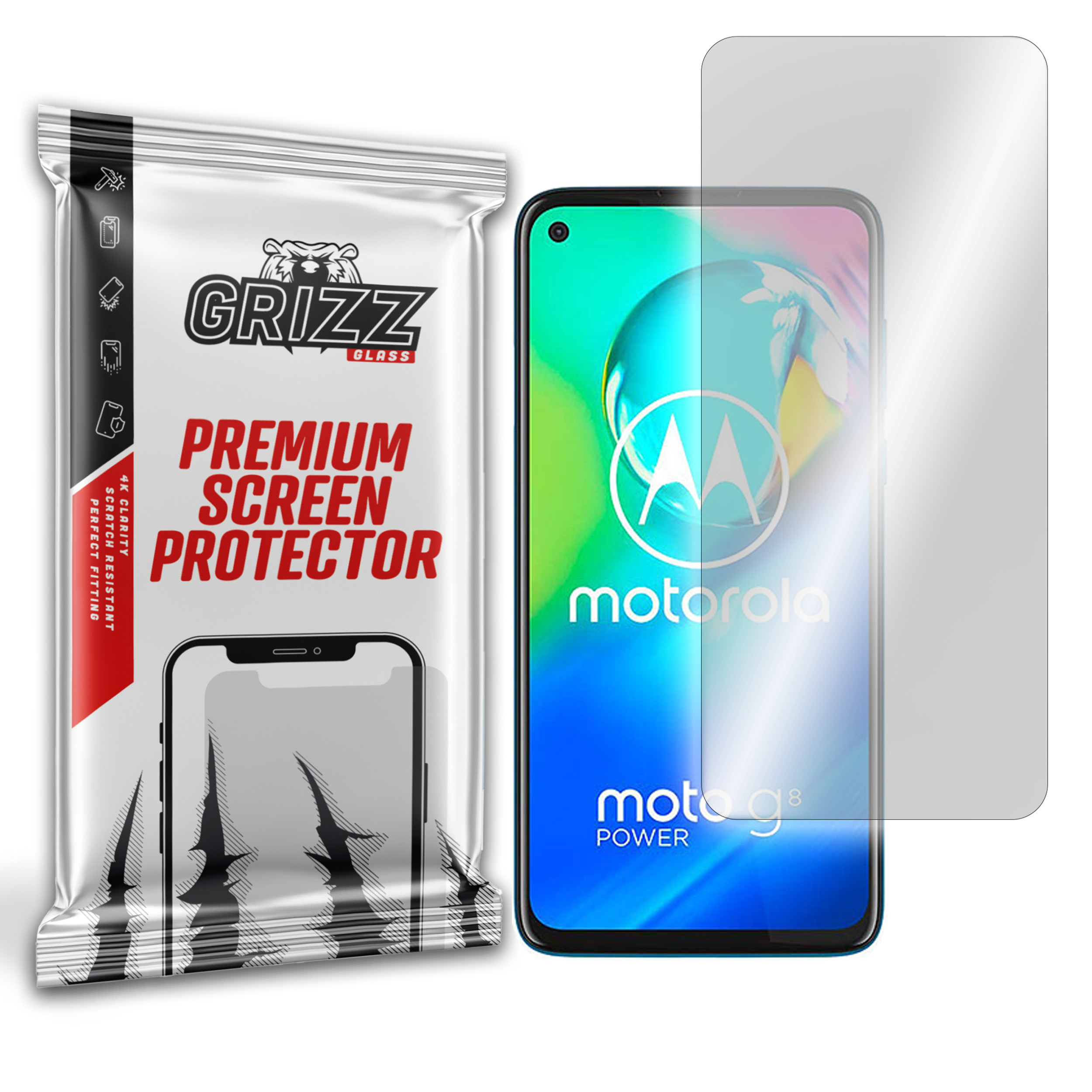 GrizzGlass HybridGlass Motorola Moto G8 Power