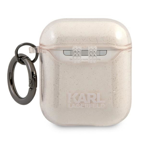 Karl Lagerfeld KLA2UCHGD Apple AirPods cover gold Glitter Choupette