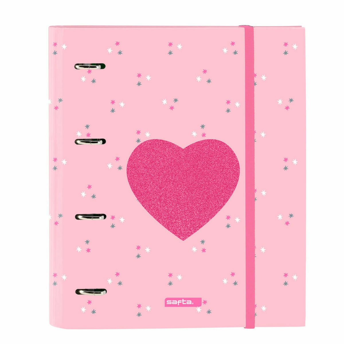 Ring binder Safta Pink A4 Replacement (100 Sheets)
