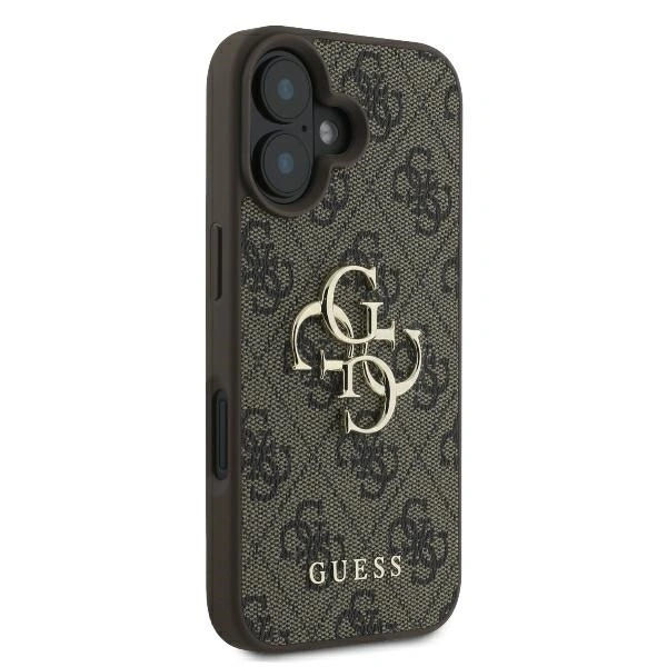 Case Guess GUHCP16L4GMGBR Apple iPhone 16 Pro hardcase 4G Big Logo brown