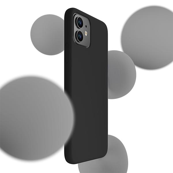 Case 3MK Silicone Case Apple iPhone 11 black/black