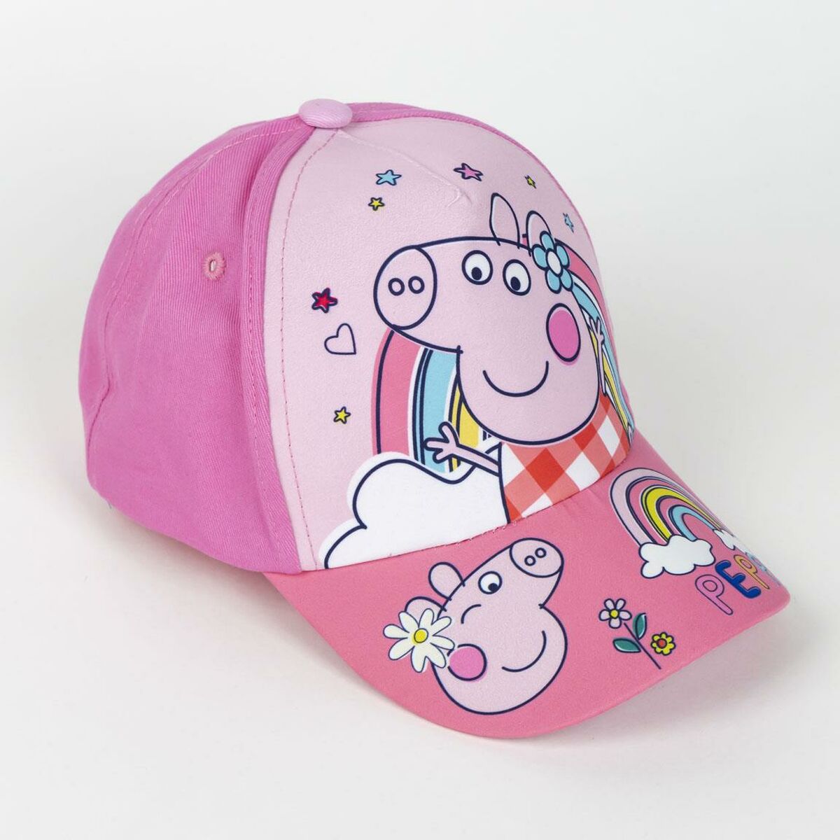 Set of cap and sunglasses Peppa Pig 2 Pieces Pink (51 cm)