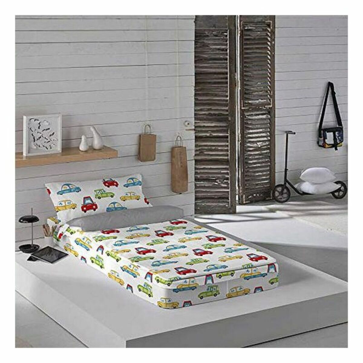 Bettbezug mit Füllung Cool Kids Scalextrix (90 x 190 cm) (Einzelmatratze)