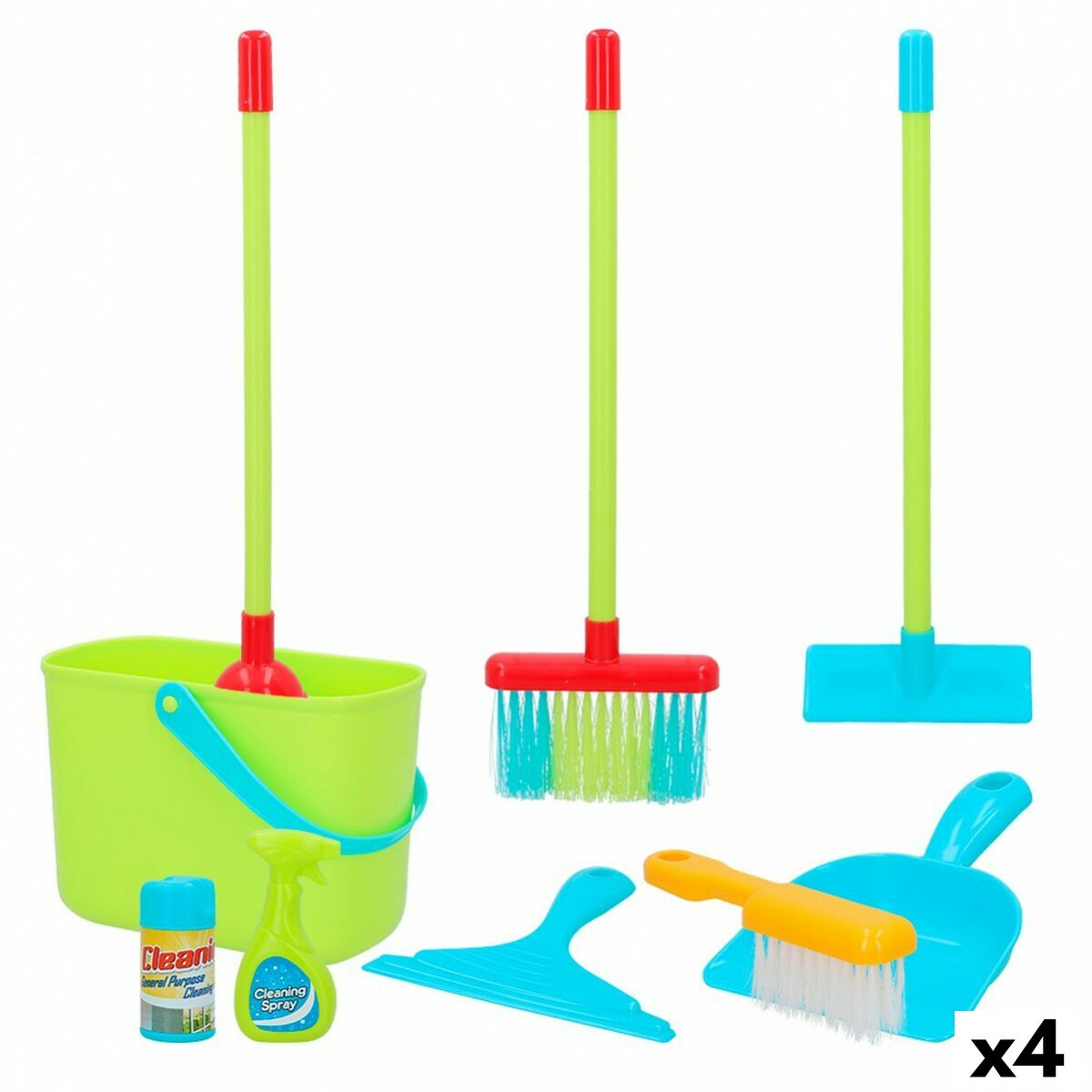 Cleaning & Storage Kit PlayGo 6 x 50 x 6 cm 4 Units