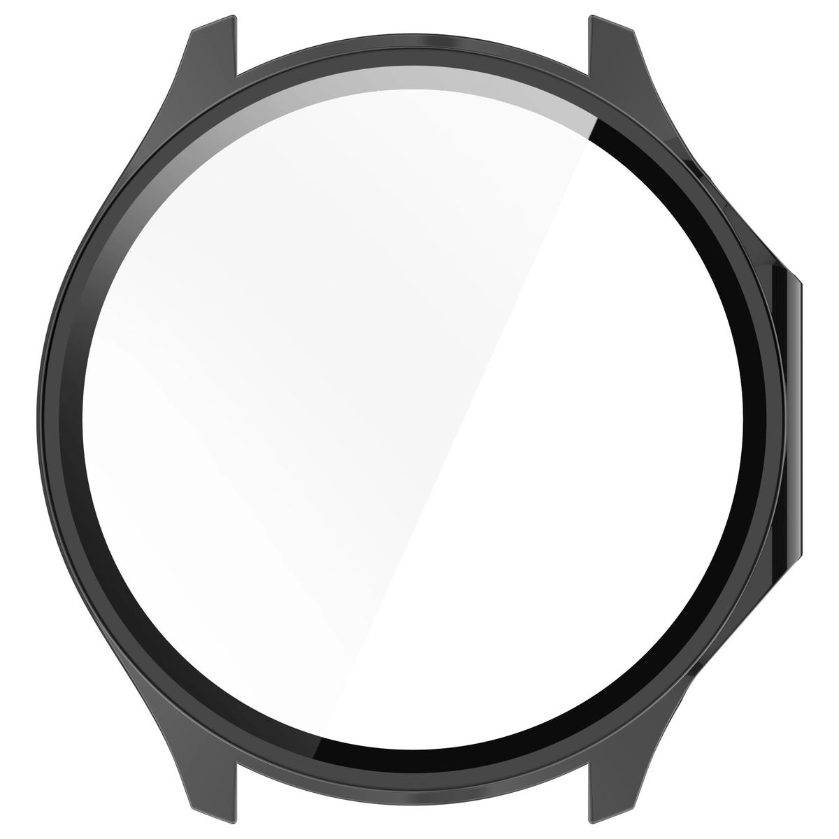 Bizon Case+Glass Watch OnePlus Watch 3 / Oppo Watch X2 black
