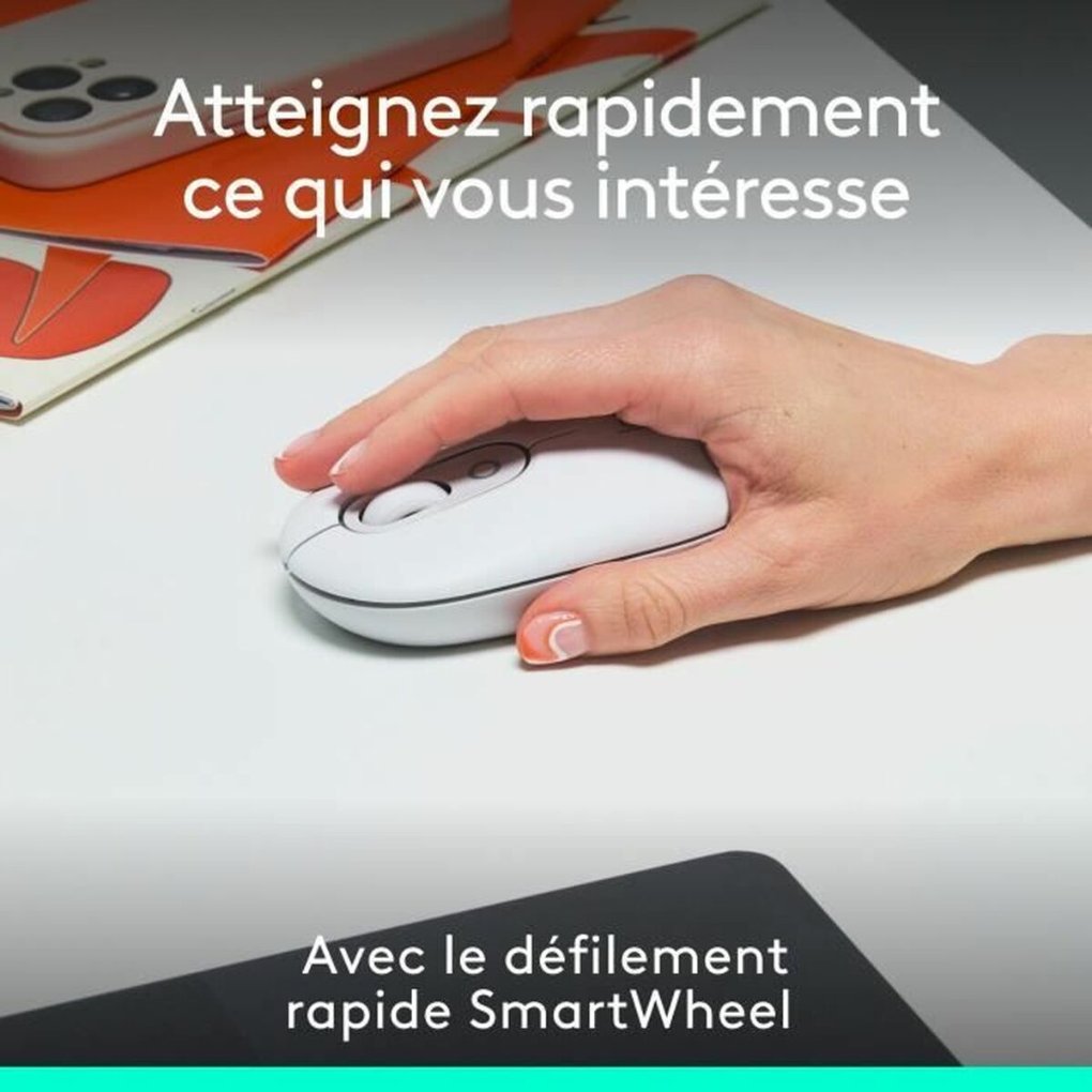 Wireless Bluetooth Mouse Logitech Pop White