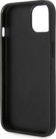 Karl Lagerfeld KLHCP14MSAPKHK Apple iPhone 14 Plus black hardcase Saffiano Karl`s Head Patch