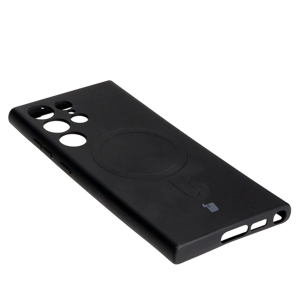 Bizon Case Silicone Magnetic Samsung Galaxy S23 Ultra black