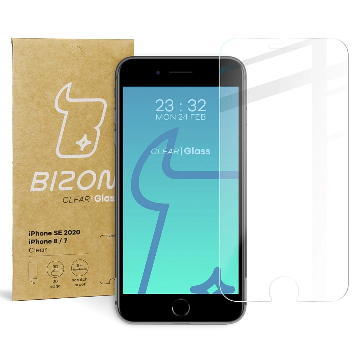 Bizon Glass Clear Apple iPhone SE 2022 / 2020 / 8 / 7