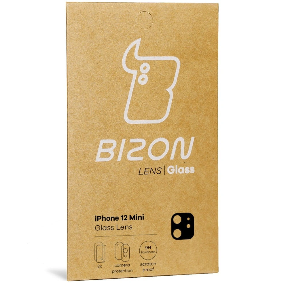 Bizon Glass Lens Apple iPhone 12 Mini [2 PACK]