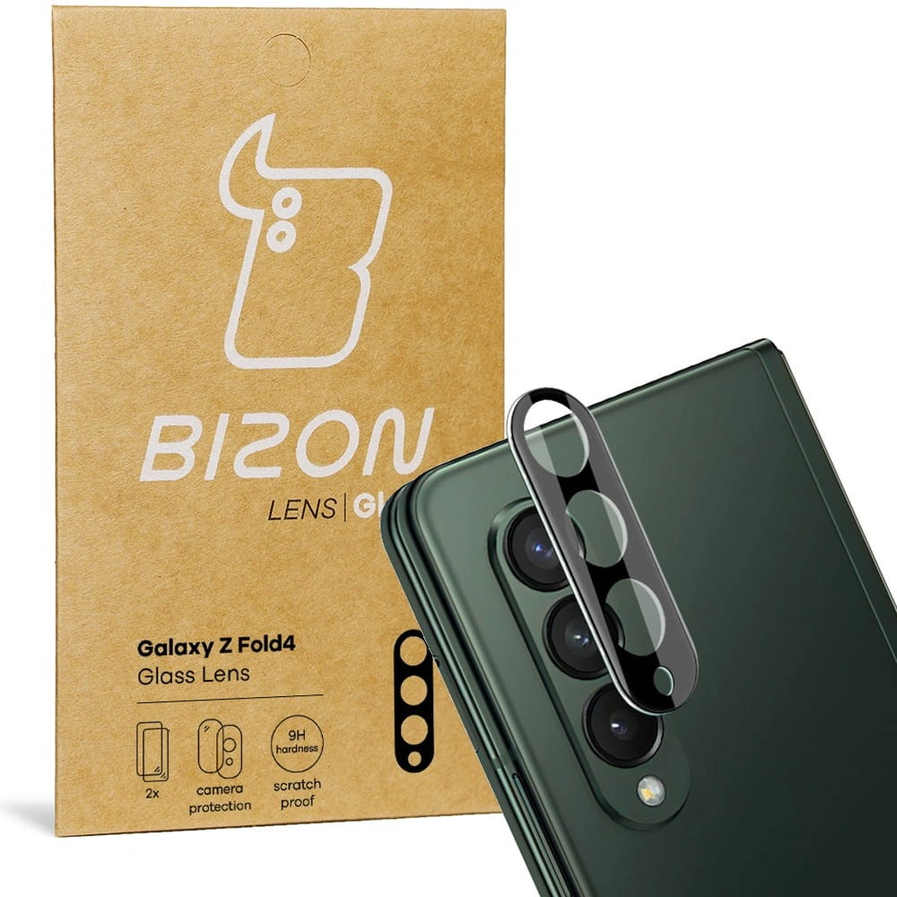 Bizon Glass Lens Samsung Galaxy Z Fold4 [2 PACK]
