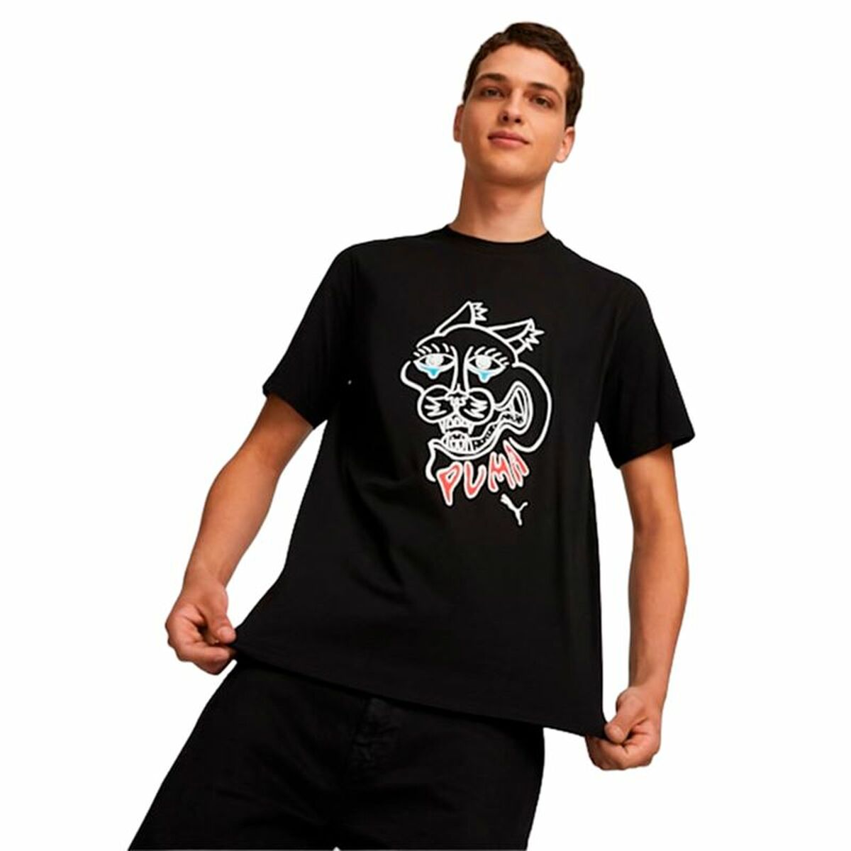 T-shirt Puma Gaphics Black Unisex