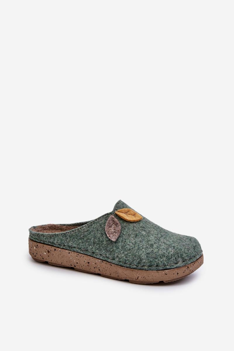  Slippers model 197412 Step in style  green