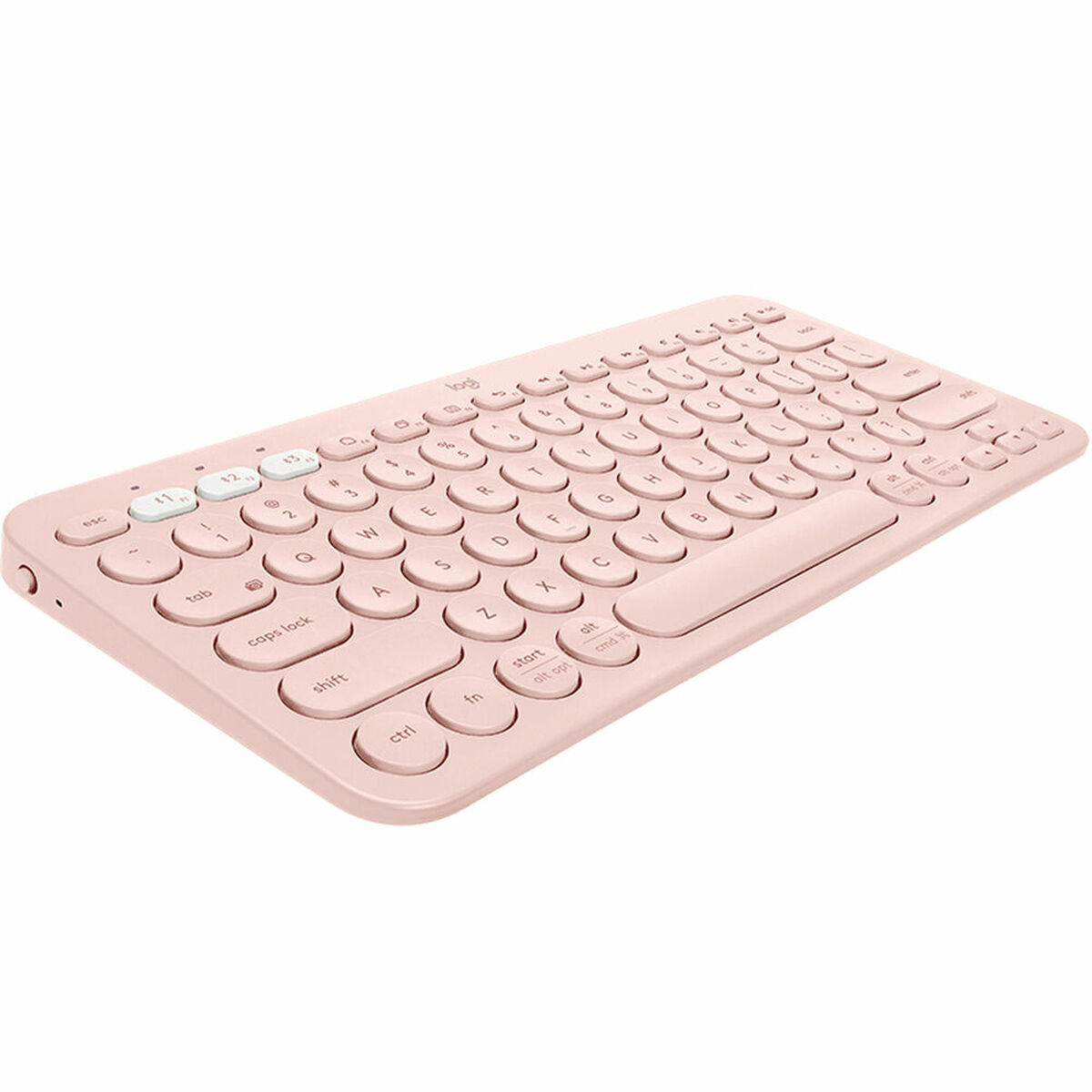 Drahtlose Tastatur Logitech K380  Rosa Qwerty Spanisch