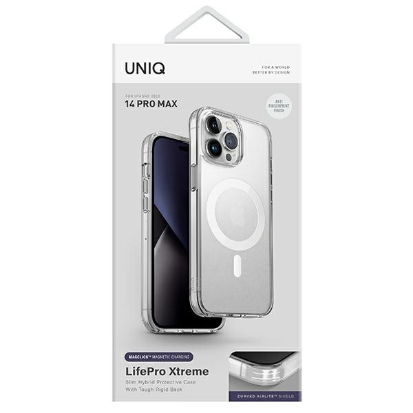 UNIQ LifePro Xtreme Apple iPhone 14 Pro Max Magclick Charging frost clear