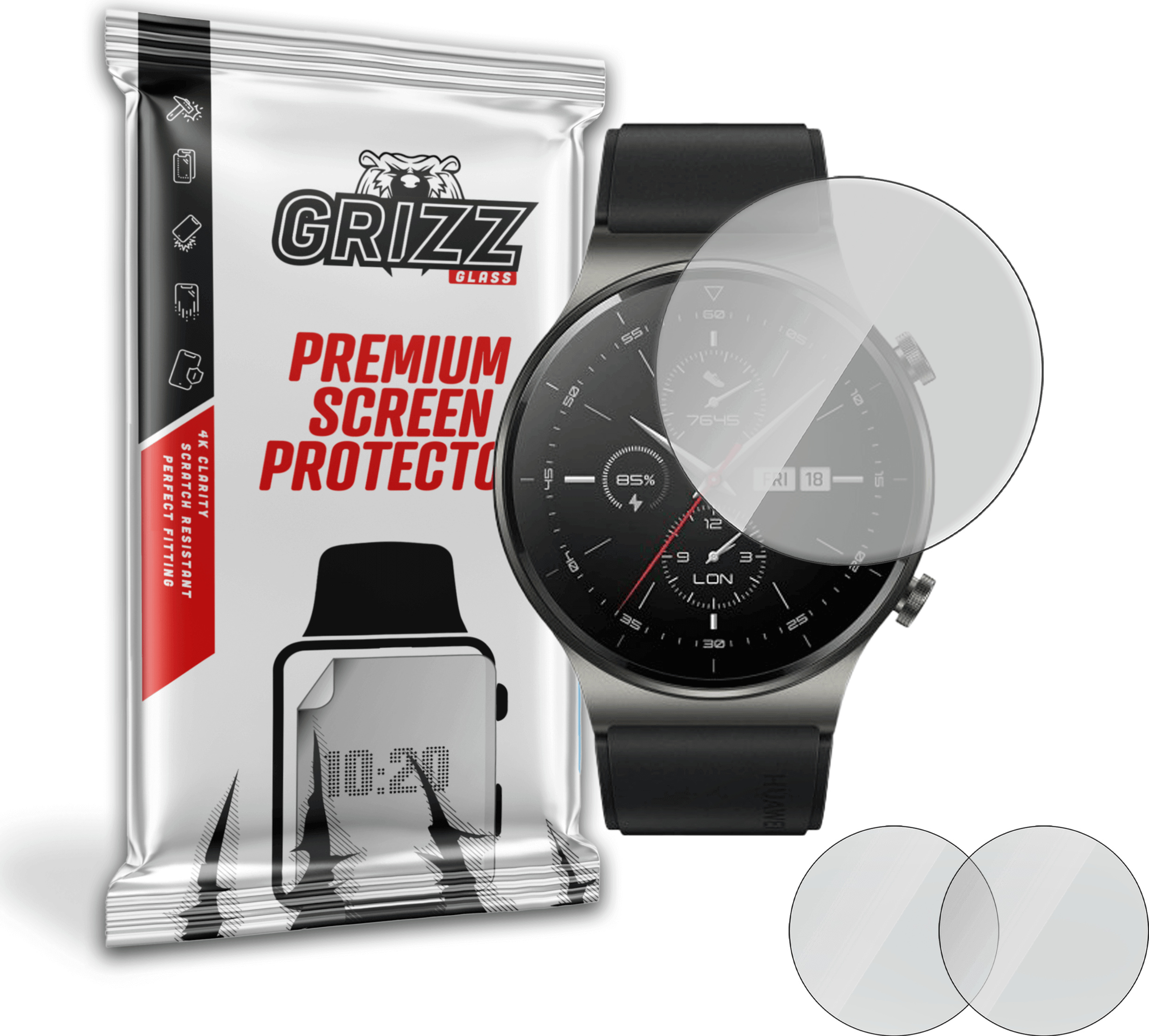 GrizzGlass PaperScreen Huawei Watch GT2 Pro