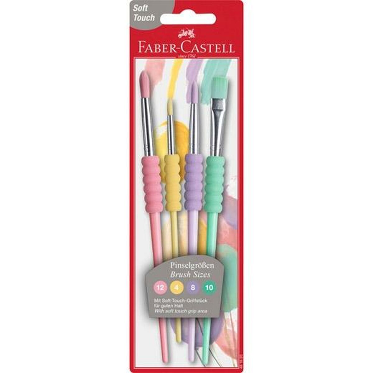 Paintbrushes Faber-Castell Cake 4 Pieces (10Units)