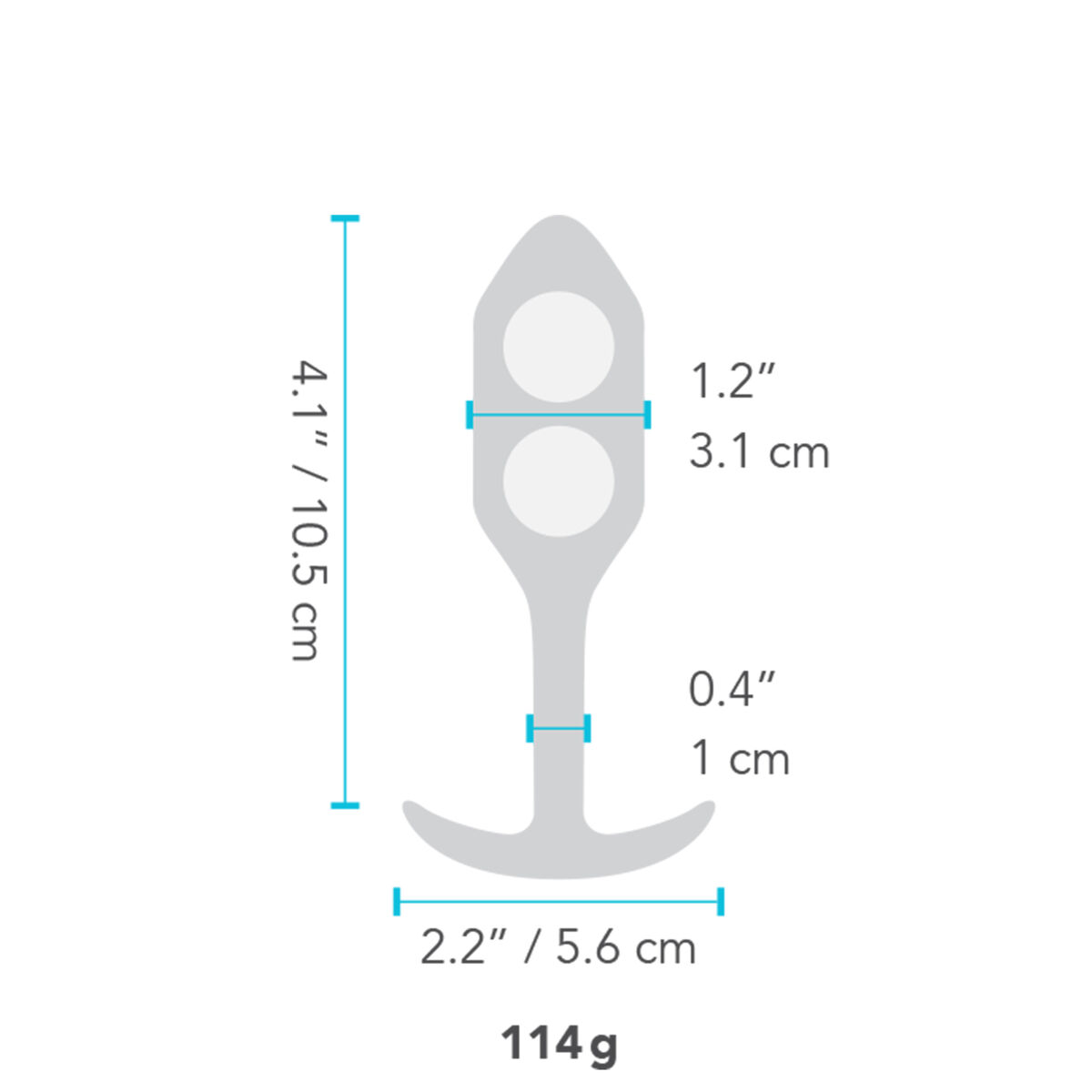 Anal plug B-Vibe 2 Coral Anal plug B-Vibe 2 Coral