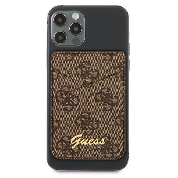 Guess Wallet Card Slot GUWMS4GTLBR MagSafe 4G brown