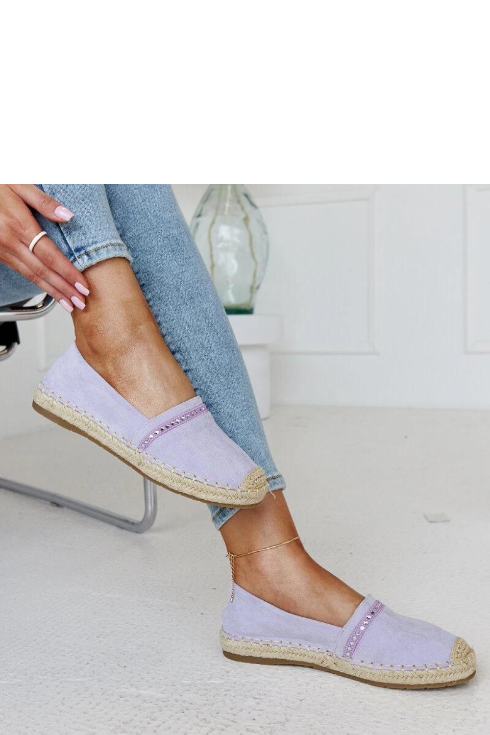  Espadrille model 207342 Solea  violet