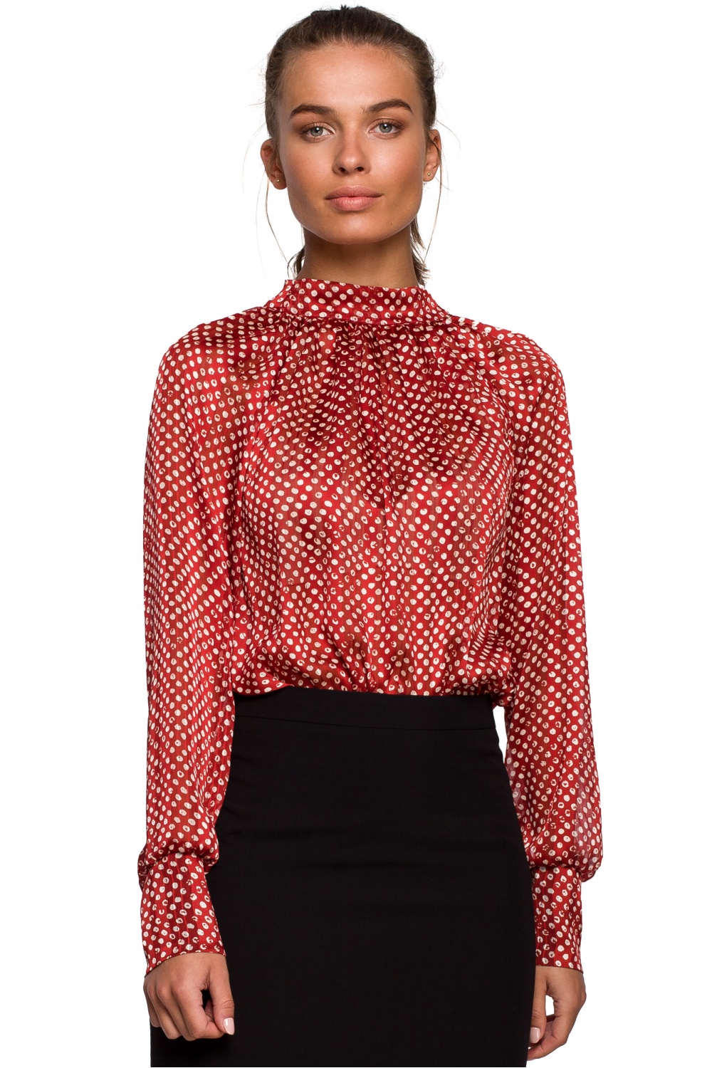  Blouse model 149250 Stylove  red