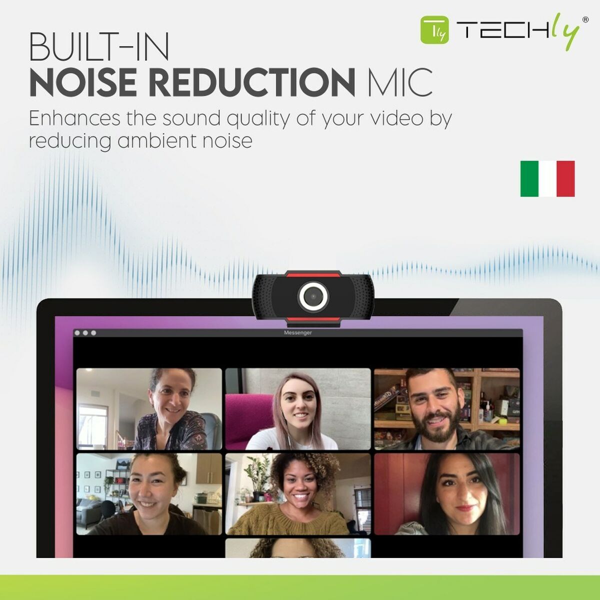 Webcam Techly 361438 Full HD (1) Webcam Techly 361438 Full HD (1)