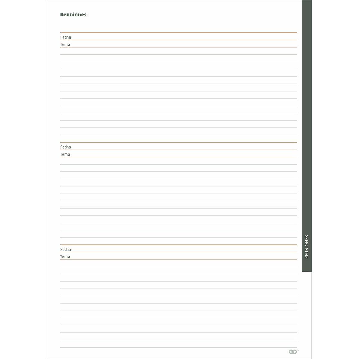 Kalendarz książkowy Additio Global Dziennik Nauczyciela 24 x 32 cm