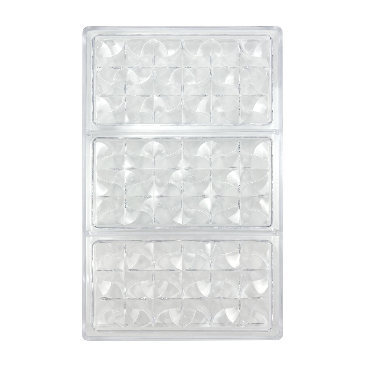 Baking Mould Quttin CHOCOLATE 27,5 x 17,5 x 2,5 cm (12 Units)