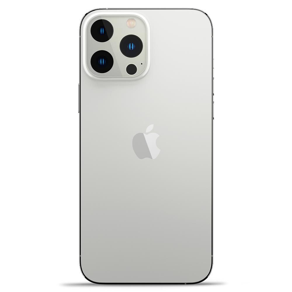 Szkło hartowane na aparat Spigen Optik Camera Lens Apple iPhone 13 Pro/13 Pro Max Silver [2 PACK]