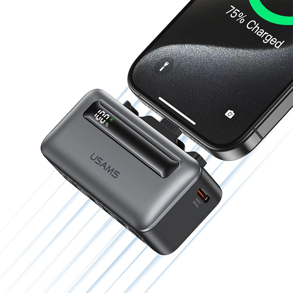 USAMS US-CD233 4500mAh Powerbank USB-C, Lightning 20W PD Fast Charge tarnish