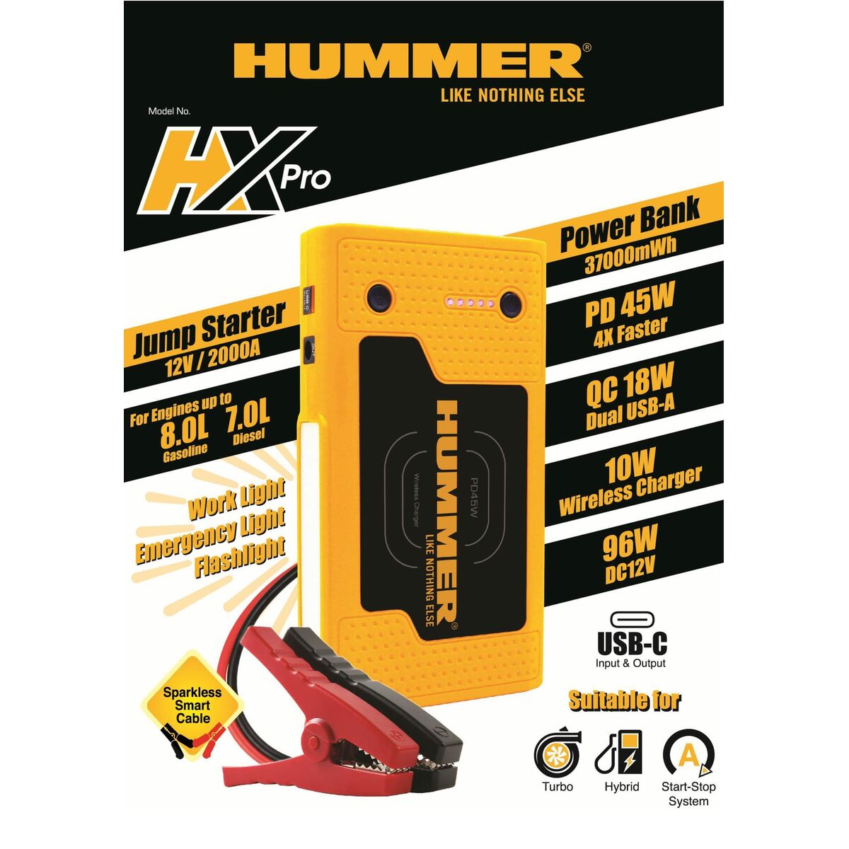 Starter Hummer HUMMHXPRO 10000 Ah 12 V