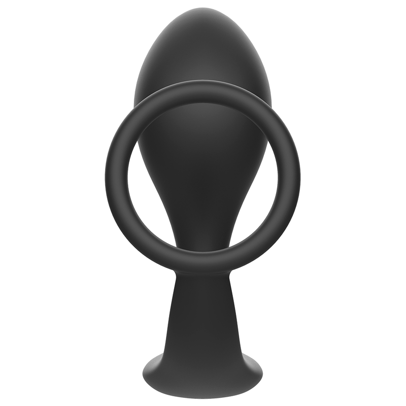 ADDICTED TOYS ANAL PLUG WITH BLACK SILICONE RING