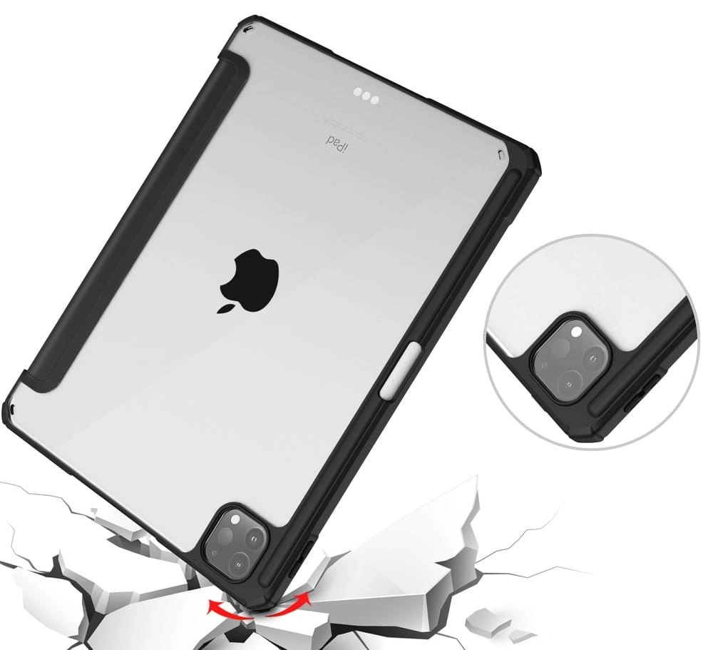 Bizon Case Tab Clear Matt Apple iPad Pro 11 2022/2021/2020/2018 black