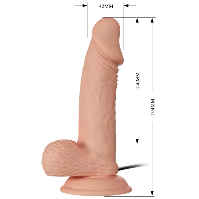 BEAUTIFUL ENCOUNTER ZEBULON THRUSTING 19.4 CM - FLESH