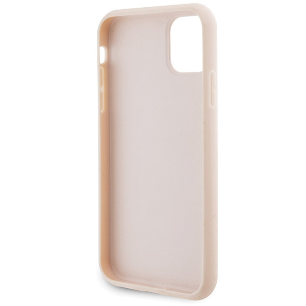 Karl Lagerfeld KLHCN61PQKPMP Apple iPhone XR / 11 hardcase Quilted K Pattern pink