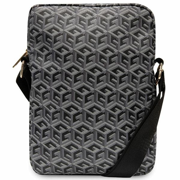 Guess GUTB10HGCFSEK 10 inch black GCube Stripe Tablet Bag