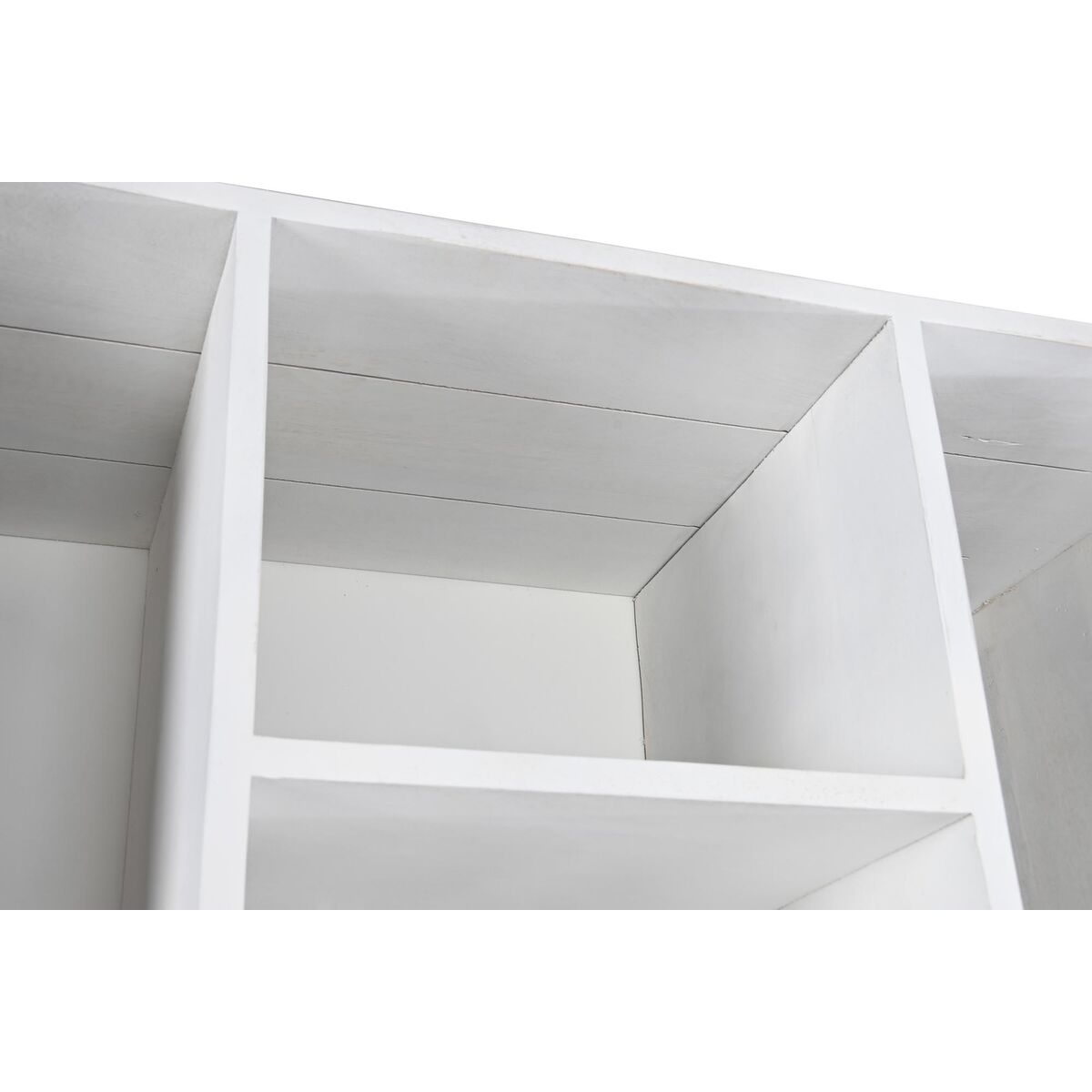 Shelves DKD Home Decor Metal White Mango wood 90 x 40 x 180 cm