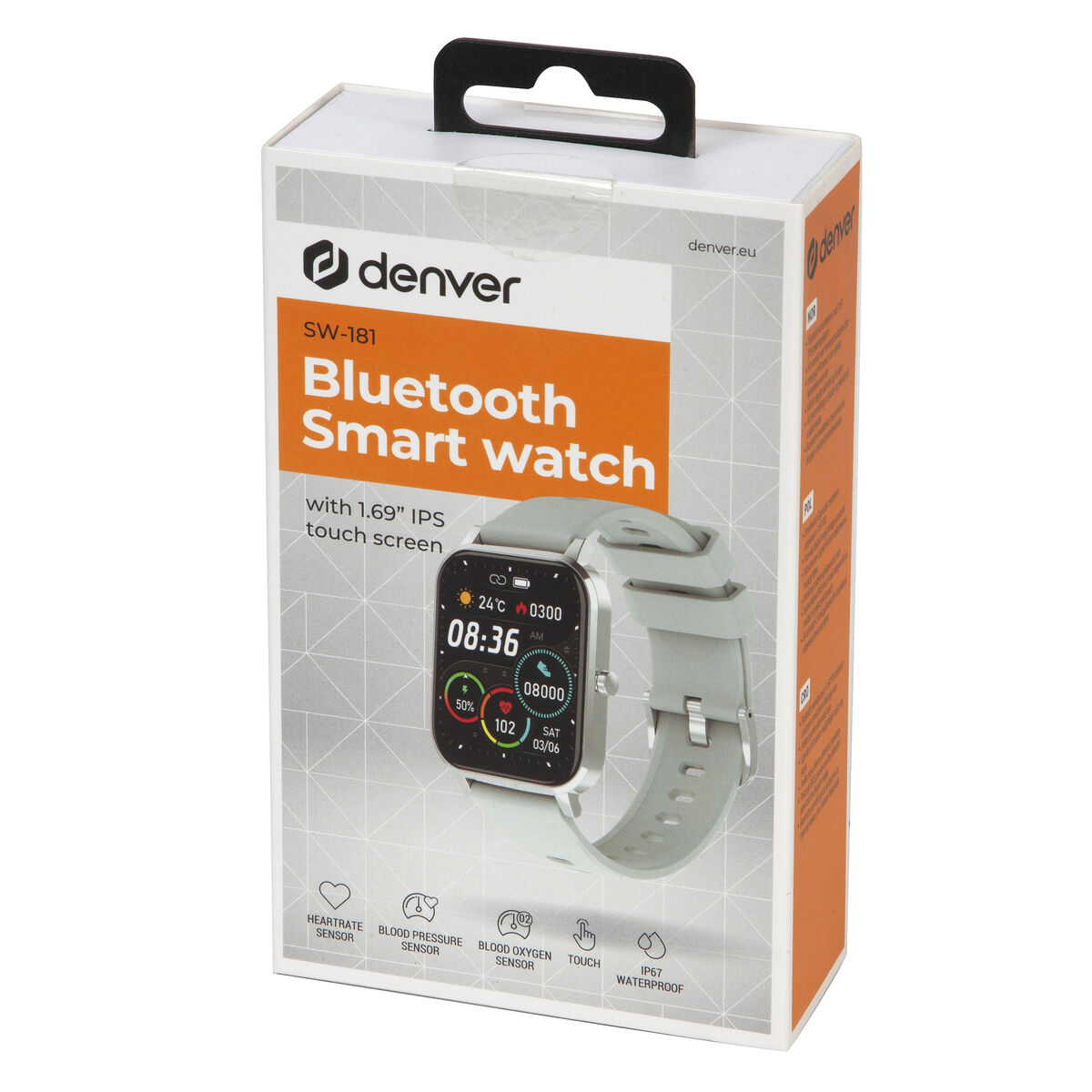 Smartwatch Denver Electronics SW181 GRIS Grey 1,7"