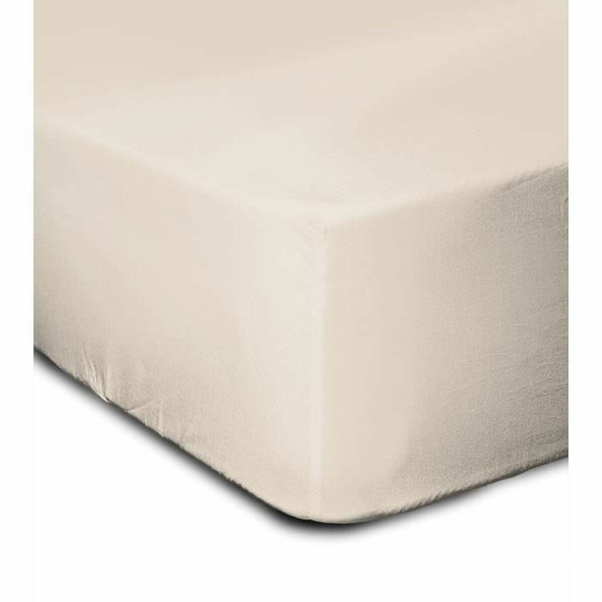 Fitted sheet Lovely Home Beige 140 x 190 cm