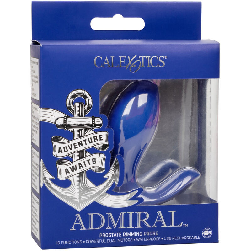 ADMIRAL - RIMMING PROSTATE STIMULATOR & VIBRATOR BLUE